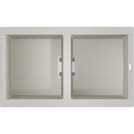 Мойка OMOIKIRI BANZEN 86-2-WH Artceramic/белый
