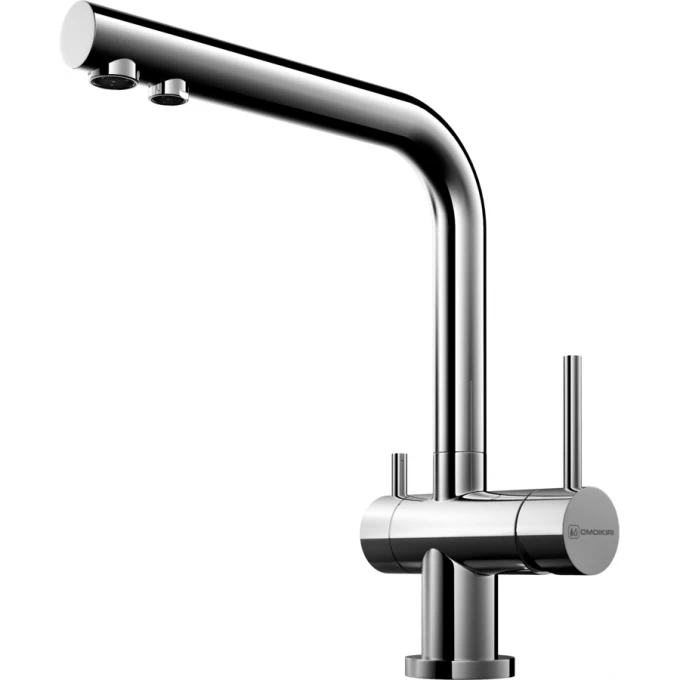 Комплект смеситель + фильтр OMOIKIRI NAGANO-C + PURE DROP LITE -4146.8028