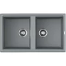 Мойка OMOIKIRI TEDORI 86-2-GR Tetogranit/Leningrad grey